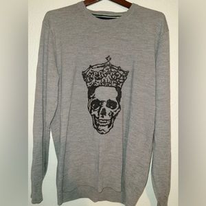 Robert Graham Stonehaven sweater. Embroidered skull on it. Super rare